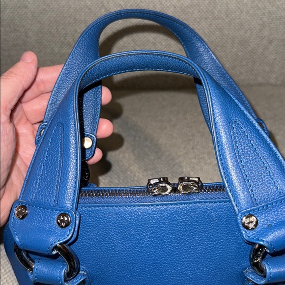 MCM Mini Blue Alma Leather Handbag - Picture 16 of 16